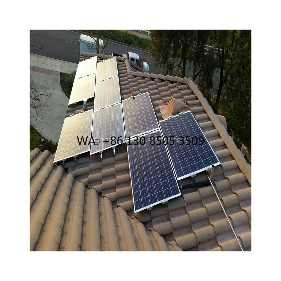 Commercial Use Aluminium Glazed Tile Rooftop Solar Mounting System with 15-Year Warranty Easy Installation & 25-Year Lifespan
