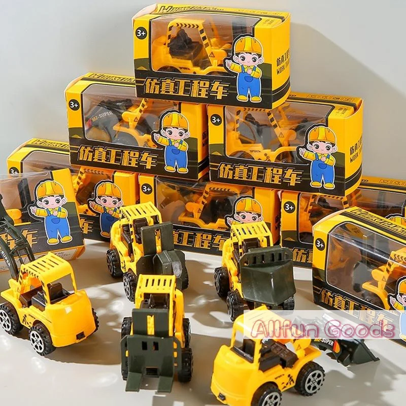 [TG835]Inertial Driving Construction Truck Toy Small Excavator Plastic Dump Truck Toy Digger Vehicle For Children