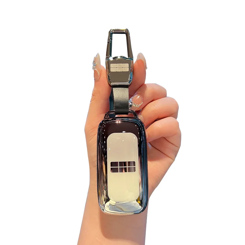 

Car Remote Control TPU Key Case Cover Holder Chain Buckle For Geely Galaxy EX5 E5 L6 L7 EMI NO.1 Proton e.MAS 7 5 E8 Starry 8