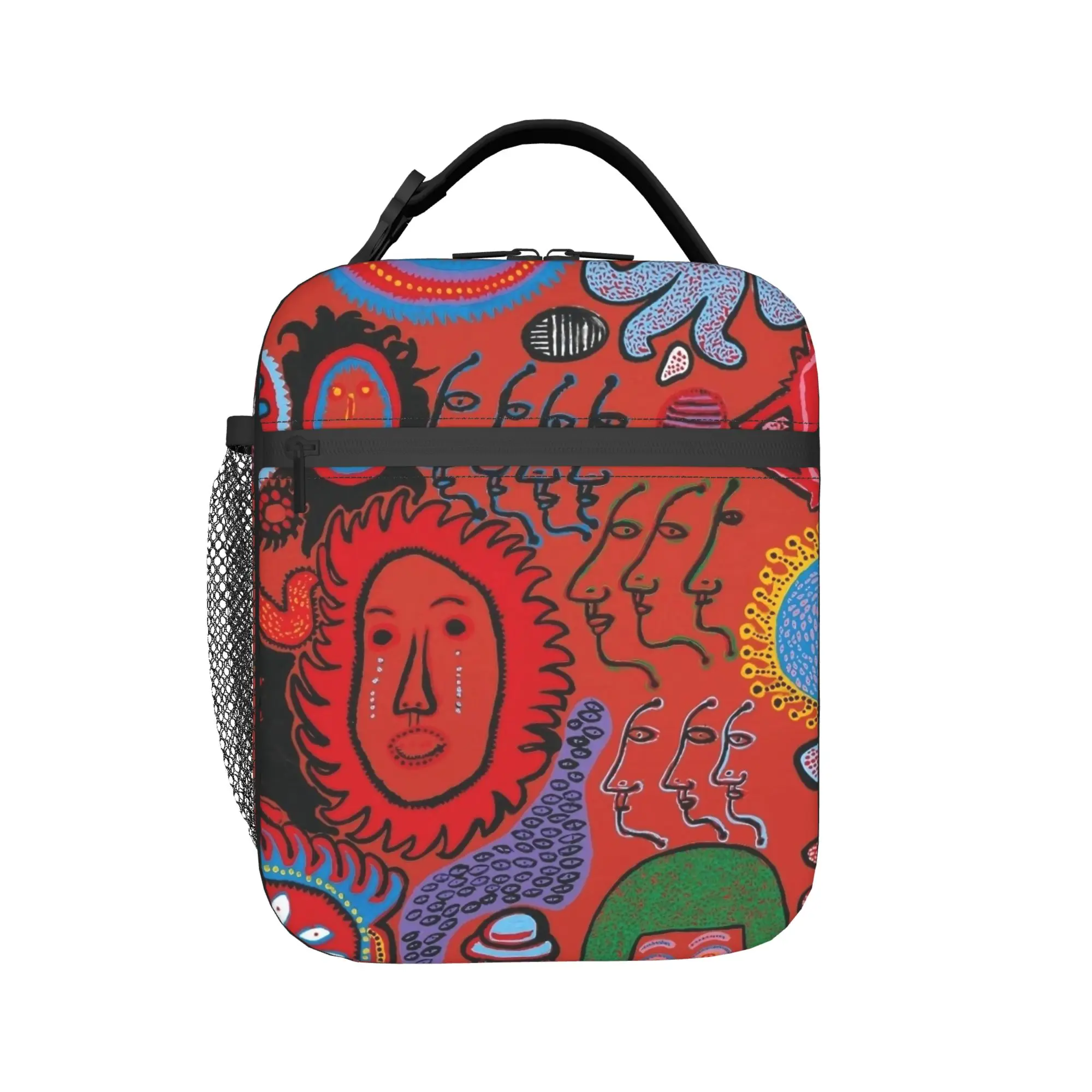 Yayoi Kusama My Eternal Soul Bolsa térmica para el almuerzo, bolsa térmica para pícnic, bolsa térmica portátil para alimentos, loncheras térmicas