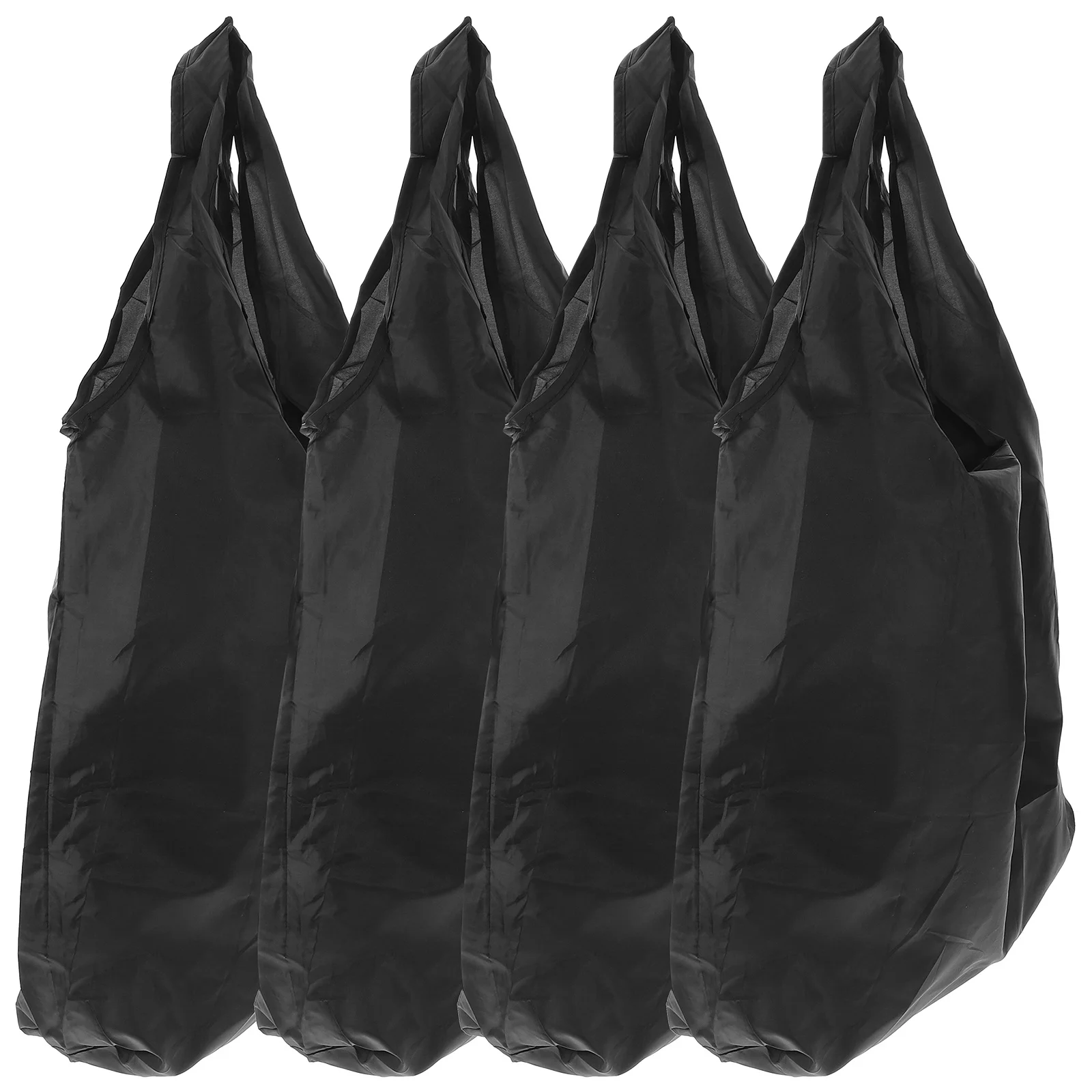 4Pcs Reusable Grocery Bags Foldable Heavy Duty Portable Polyester Shopping Tote Bags for Grocery Camping Travel
