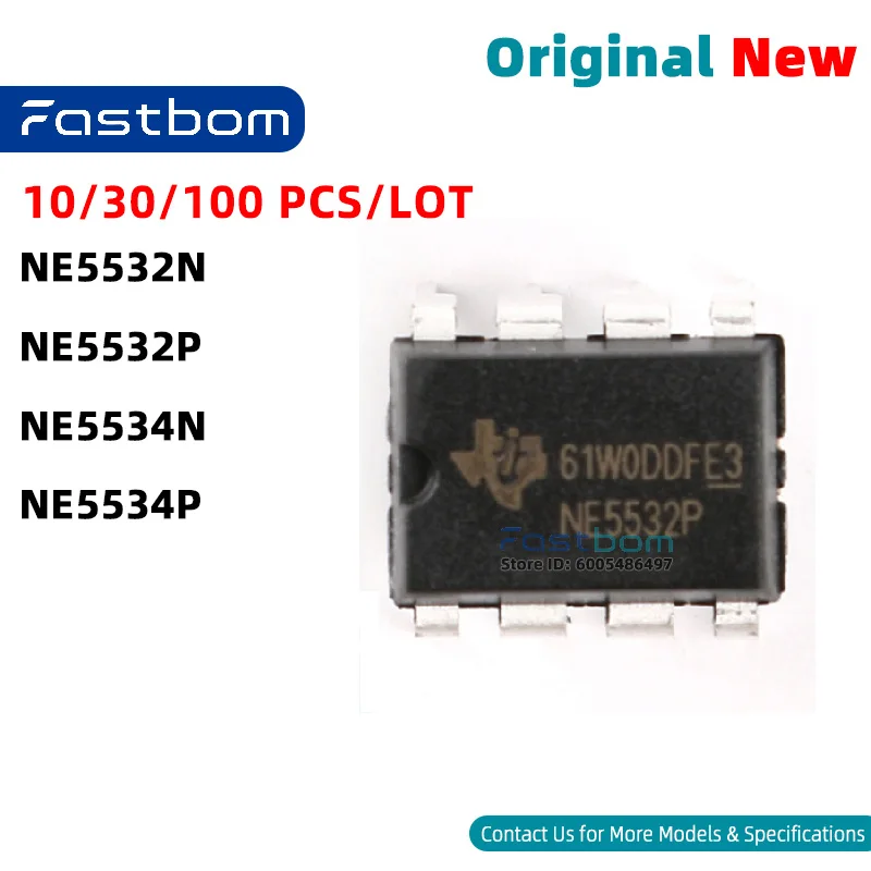 NE5532P NE5534P NE5534N NE5532N DIP-8 LN OP AMP Low-Noise Op Amp New Original