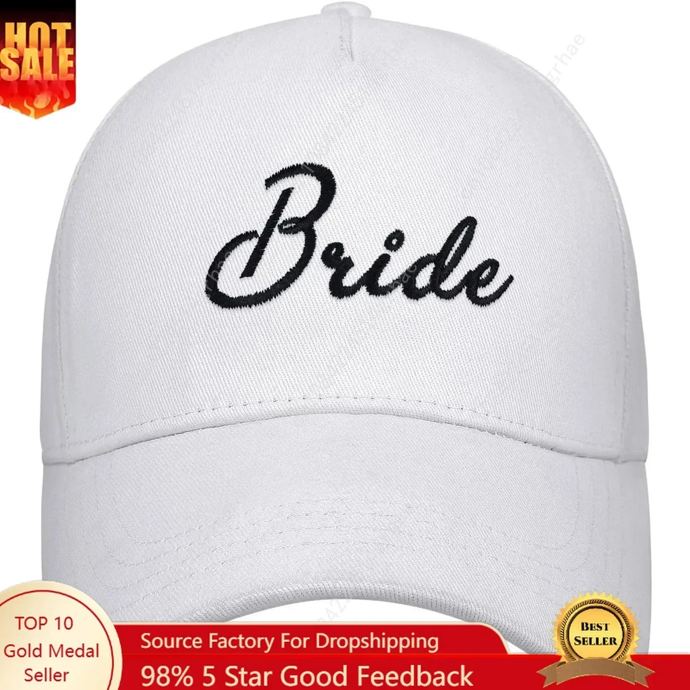

Bride Hat Embroidered Dad Hat Trucker Hats Distressed Vintage Cotton Baseball Cap for Women