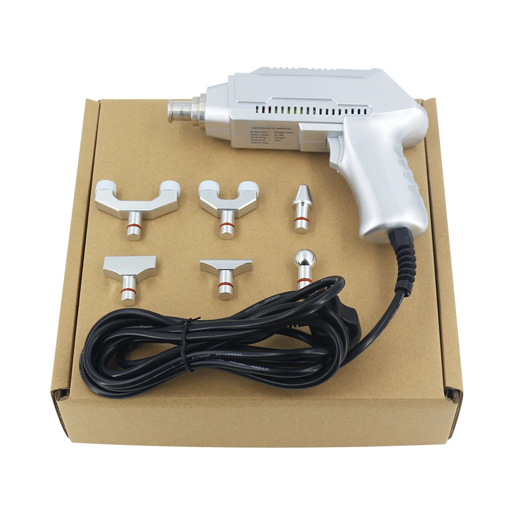 جديد 1500N أداة تقويم العلاج بتقويم العمود الفقري الكهربائية شدة العلاج العمود الفقري تصحيح بندقية الاستخدام المنزلي تدليك أداة تعديل العلاج بتقويم العمود الفقري