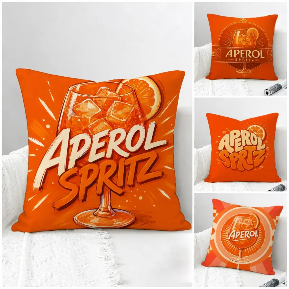 Brand A-Aperol-L Cushion Cover Natural Linen Pillowcase Set, All-in-One Decor for Sofa, Bedroom & Chair