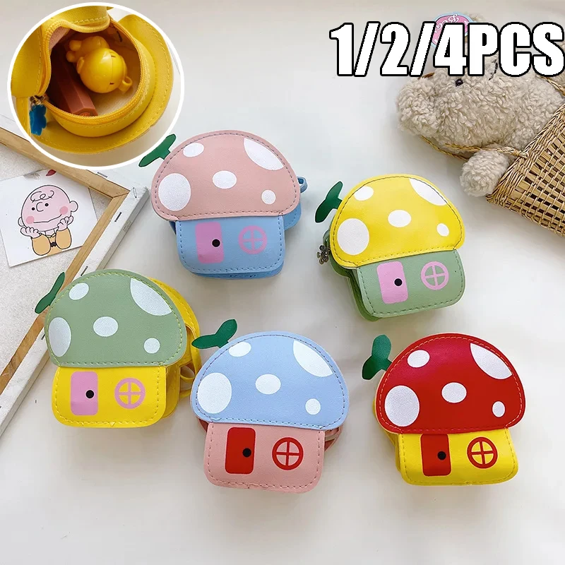 حقيبة كروس كاواي فطر من البولي يوريثان، محفظة صغيرة مع تصميم كرتوني، حقيبة كتف عصرية للفتيات، إكسسوار يومي #1