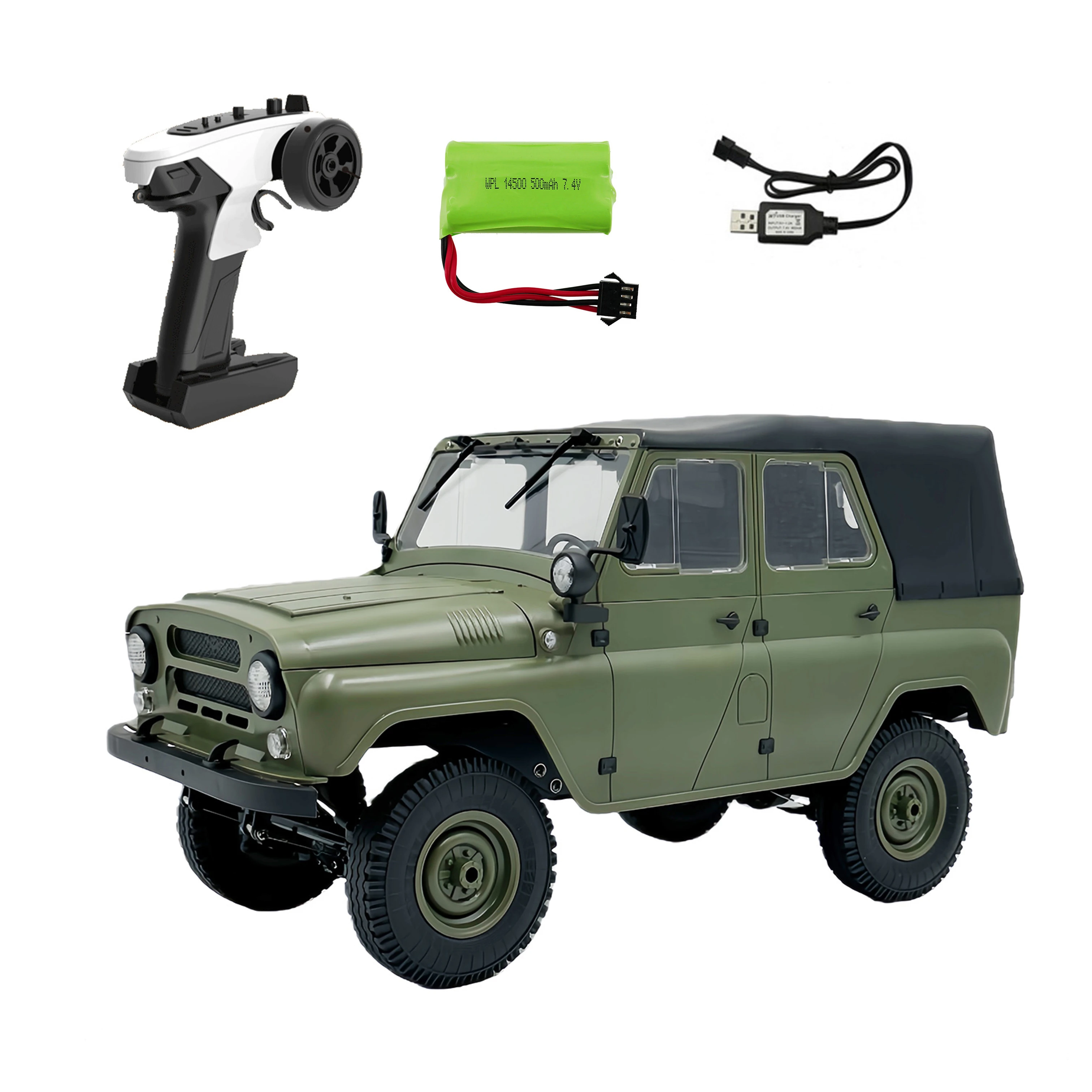 

Радиоуправляемая машина WPL C94 2.4G, имитация UAZ-469, внедорожник 4WD, игрушка-подарок