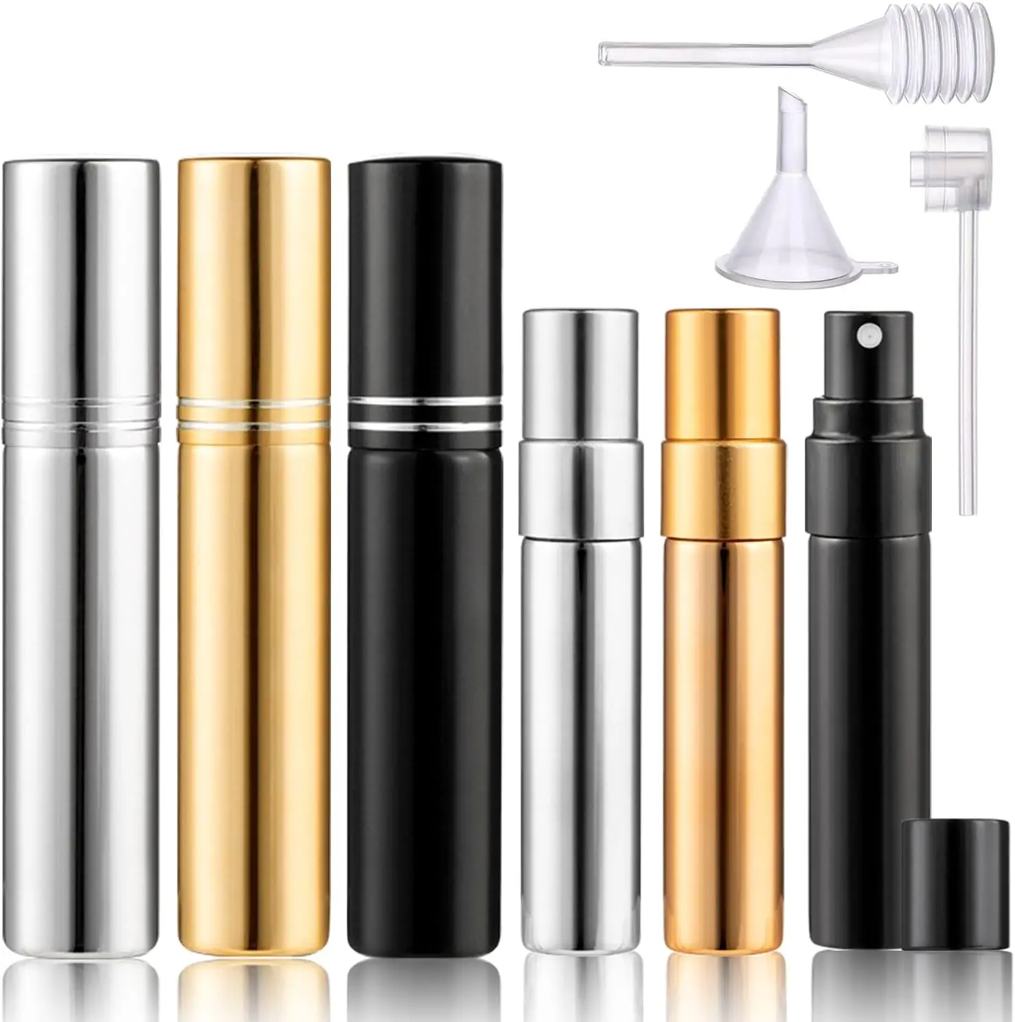 6Pcs Glass Perfume … - image