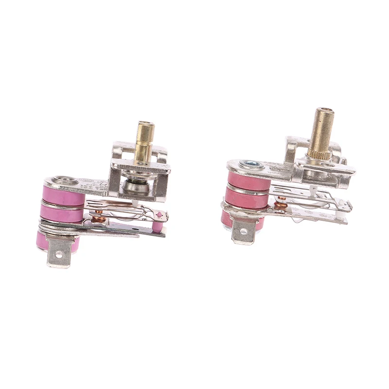 อุปกรณ์ควบคุมอุณหภูมิ10A/250V 16A/125V เตาอบไฟฟ้าตัวควบคุมเทอร์โมสตัท TA-018ชิ้นส่วนอะไหล่สำหรับซ่อมเตาอบแบบรูสกรู M4