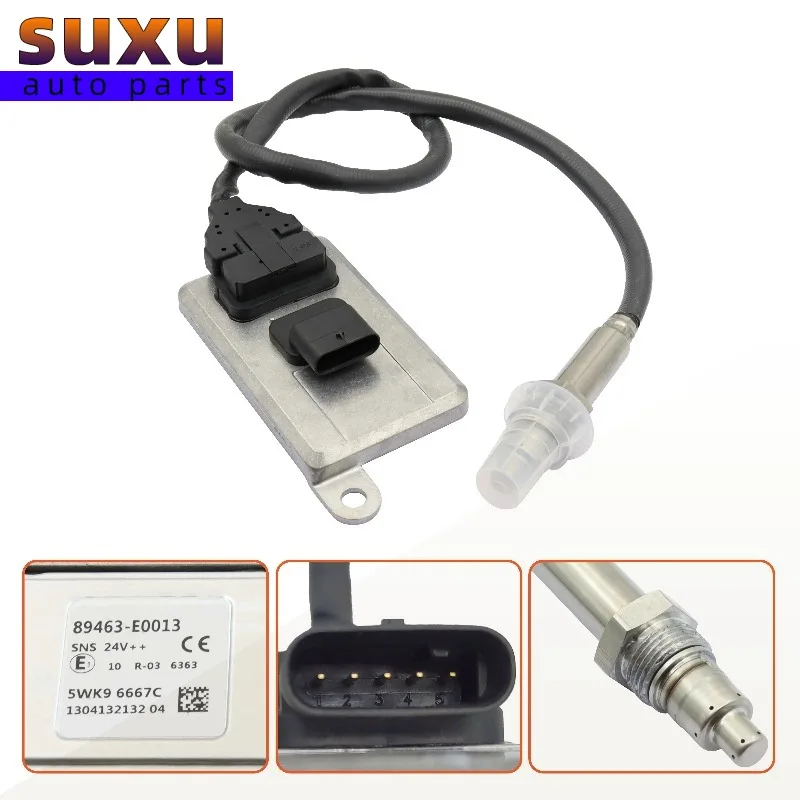 

24V Nitrogen Oxide Nox Sensor 89463-E0013 For Hino Diesel Truck Auyo-part OEM 24V 89463-E0013, 5WK96667C