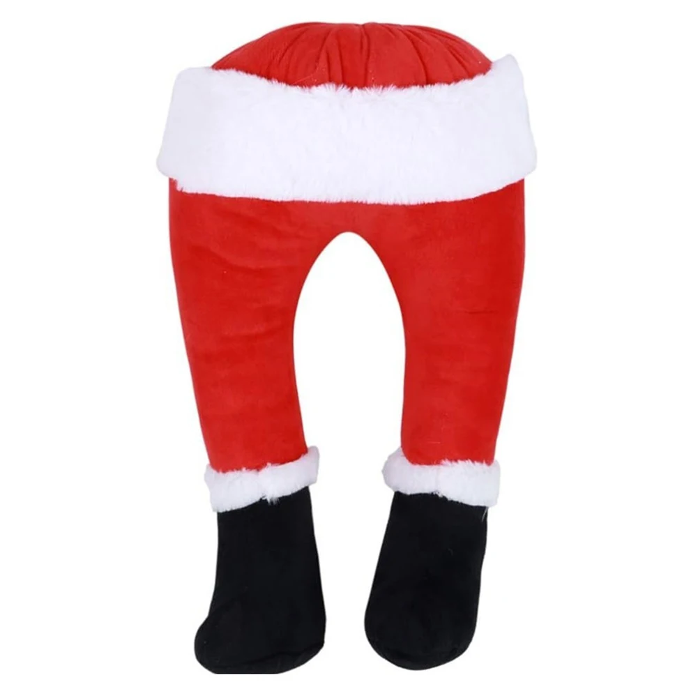 

Santa Claus Legs Christmas Tree Decoration Plush Door Decor Santa Claus Elf Leg Christmas Decor For Home Hanging Ornaments