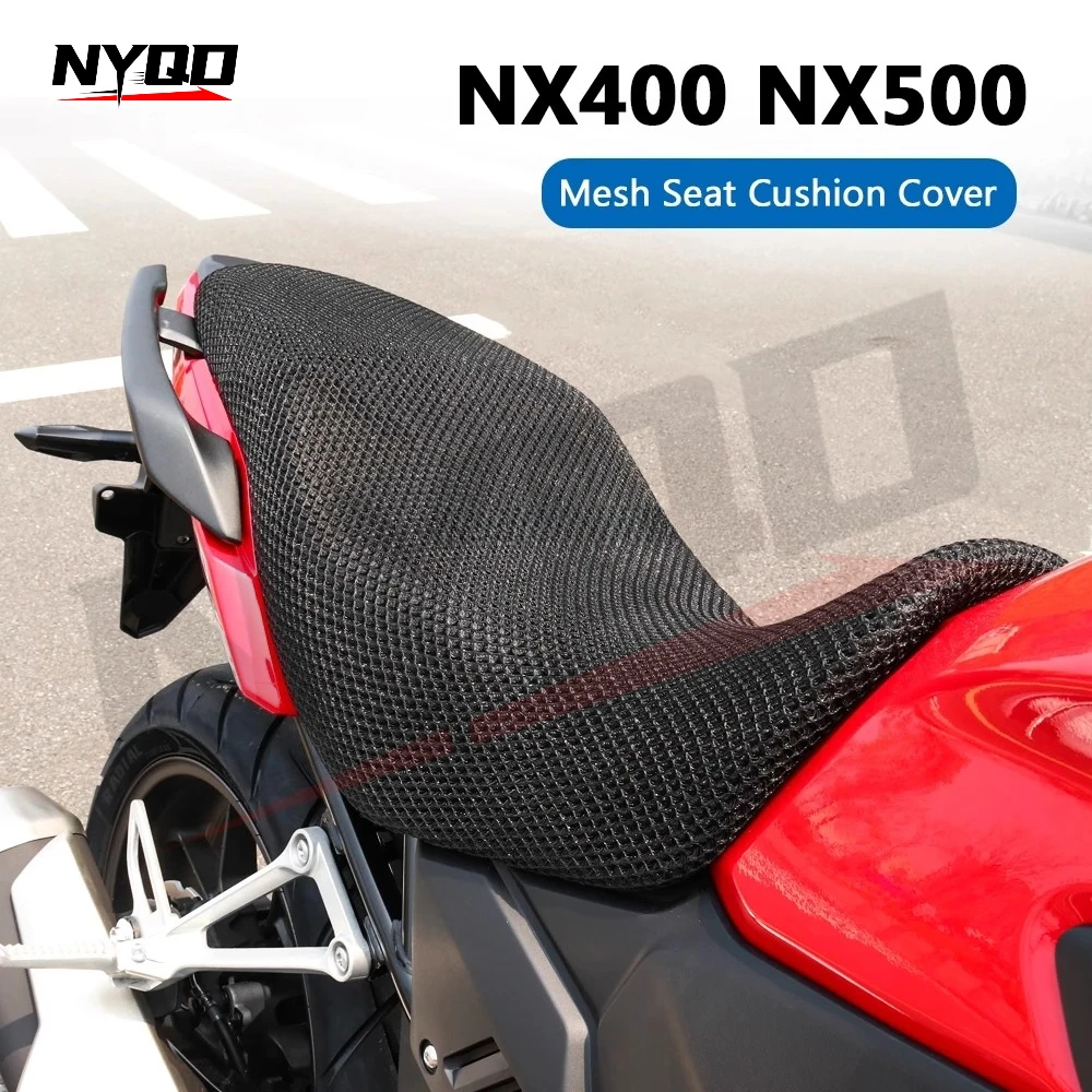 

For NX400 NX500 Motorcycle Seat Cushion Cover Breathable Heat Insulation Seat Bucket Pad Seat Heat Shield 2024- NX 400 500