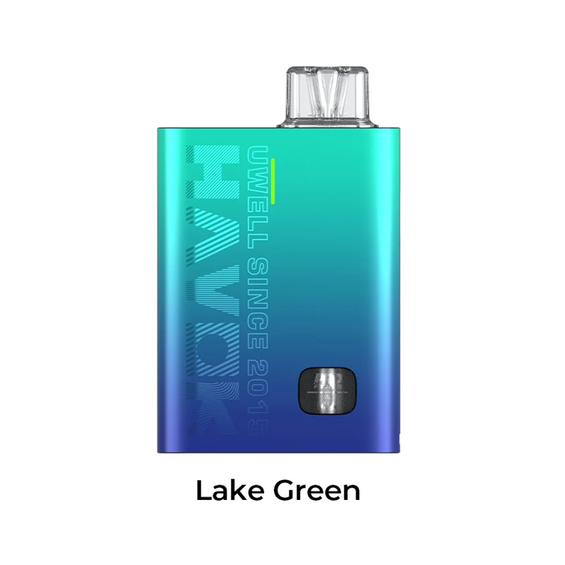 Oryginalny zestaw Uwell Havok R Pod Kit 22W Elektroniczny papieros Vape z baterią 950mAh 3ml Pod Cartridge Wypełnienie boczne 0.6ohm Vaping