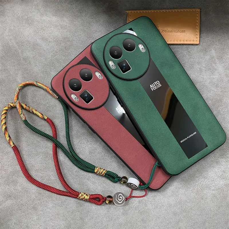 Realme GT 8 Proケース 新型 無地 レザー 古風 ブレスレット付き 耐衝撃 カップルケースカバー Realme GT8用 耐衝撃ケース