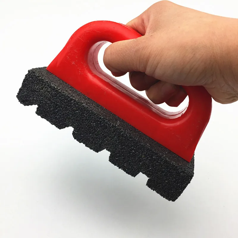 Concrete Rubbing Stone Concave Grinding Tool Brick Cleaning Solution Sand Red Masonry 150-75-25MM
