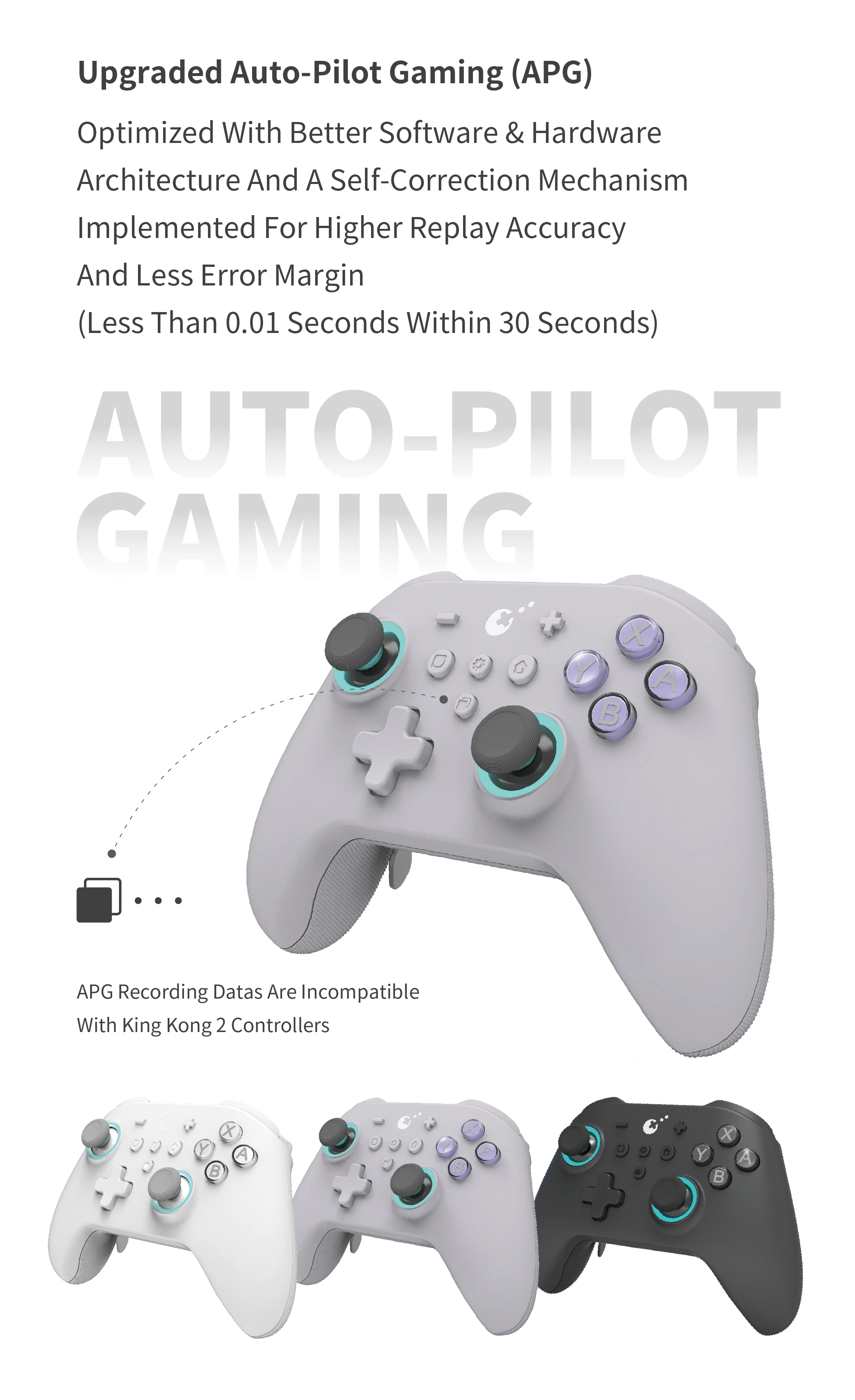 Gulikit kk3 max controller ns39 kingkong 3 gamepad mit hall effekt joysticks & auslöser für windows nintendo switch android ios – Detail 13