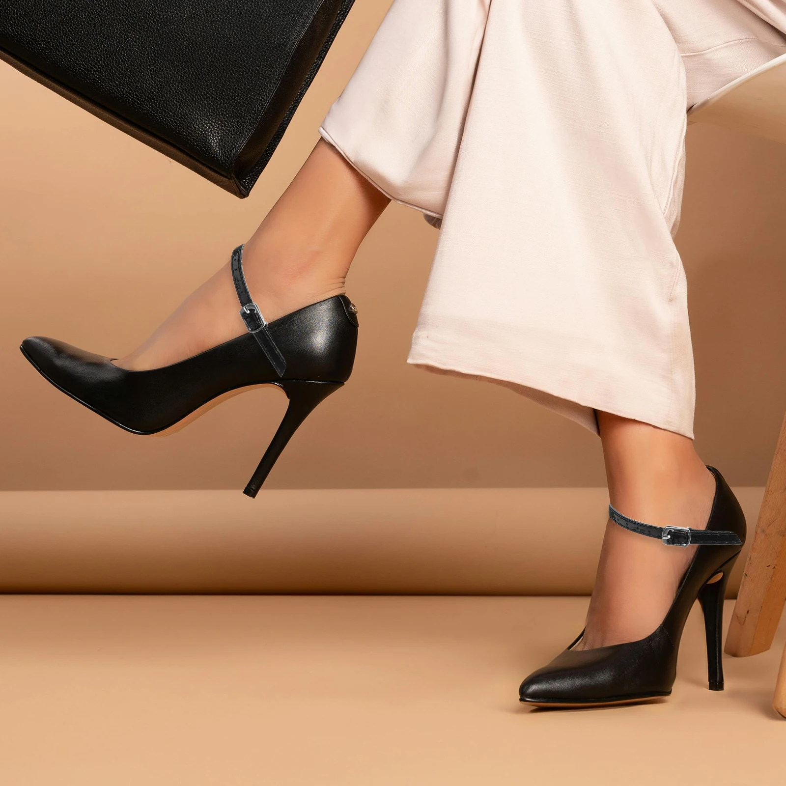 

Регулируемый съемный ремешок на каблуке для женщин, сменный ремешок для повседневного использования, аксессуары для высокого каблука, фиксирующая лента