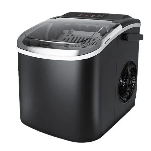 เครื่องทำน้ำแข็งเครื่องทำน้ำแข็งก้อนกลมระบบอัตโนมัติขนาดเล็กสำหรับใช้ในบ้านขนาด15กก. สำหรับหอพักนักเรียนใช้ในครัวเรือนขนาดเล็ก