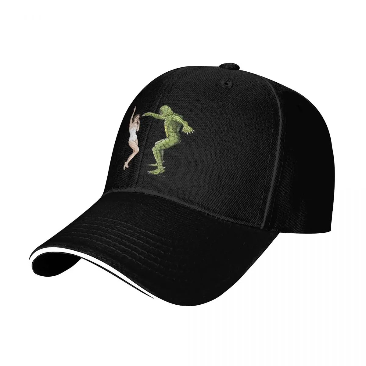 Do the Creature Swim Baseball Cap Summer Beach Travel Streetwear Hip Hop Trendy Vintage Retro Embroidered
