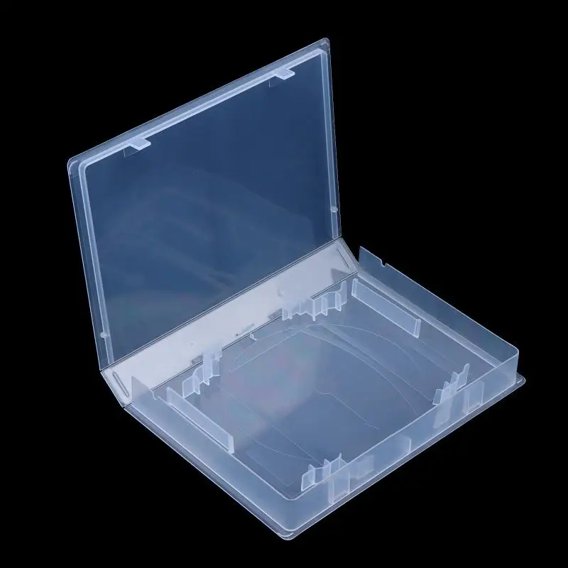 Clear Plastic CD DVD Storage Cases Shockproof Secure Slot for Game Disc Collection Gamer Home Office Organization Use