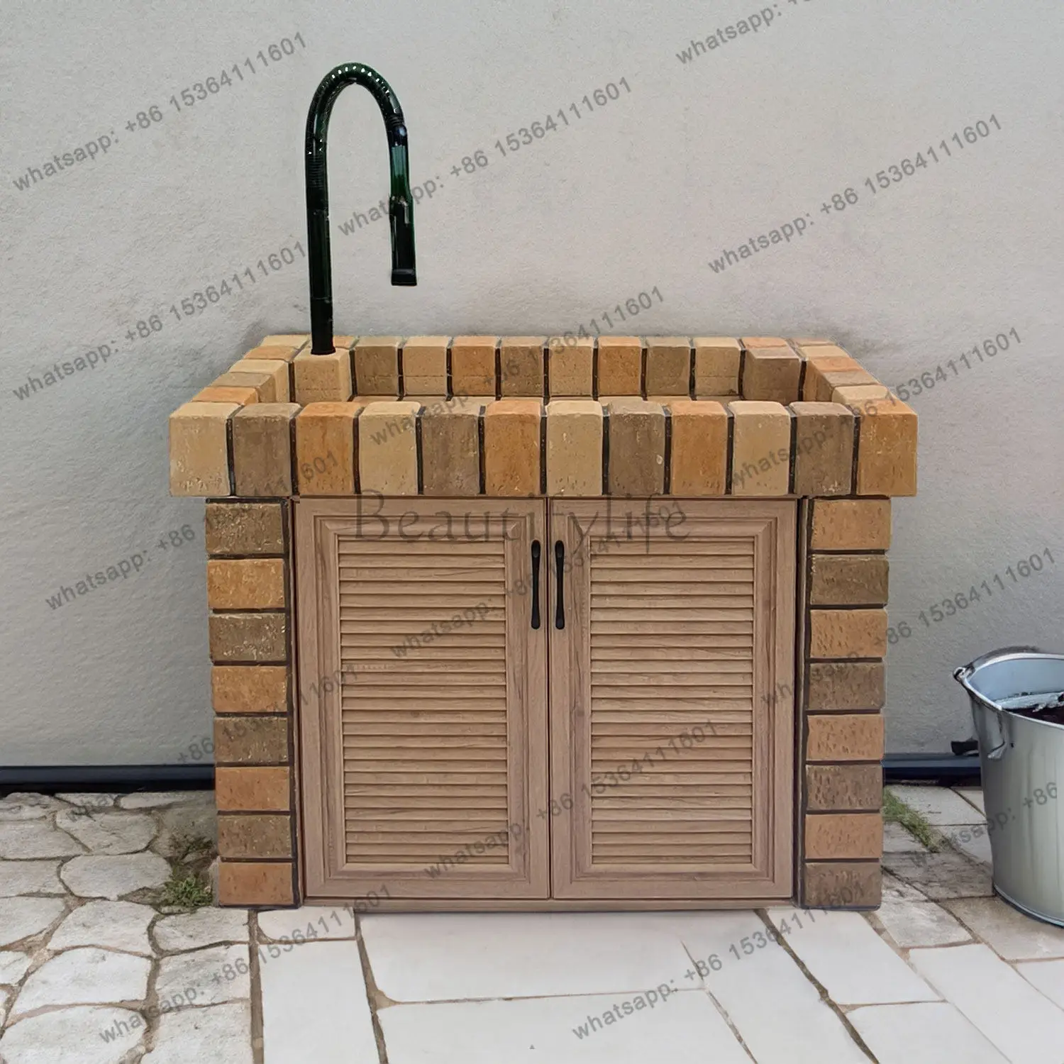 Outdoor courtyard sink, basin on the stage, laundry pool, sink, balcony integrated