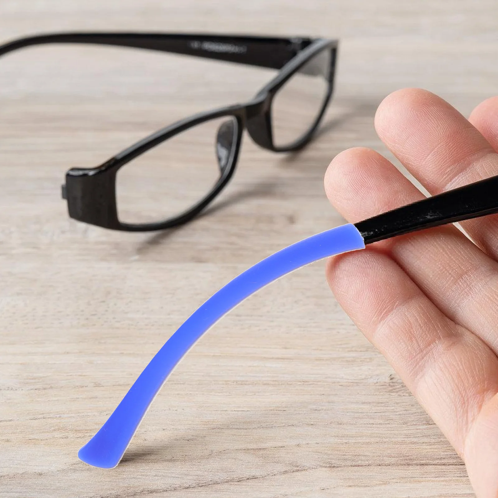 

12Pairs Silicone Eyeglasses Leg Cover Anti-Slip Soft Comfortable Safe Eco-Friendly Spectacles Leg Sleeve Glass Accessories