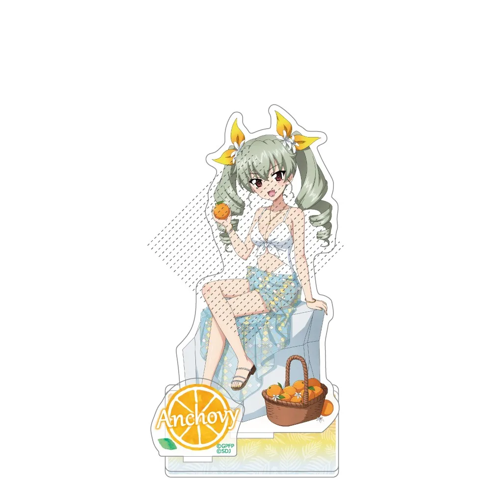 لعبة Anchovy Darjeeling Nishizumi Miho Maho Nishi Kinuyo الاكريليك حامل دمية أنيمي نموذج لجسم لوحة تأثيري لعبة للهدايا