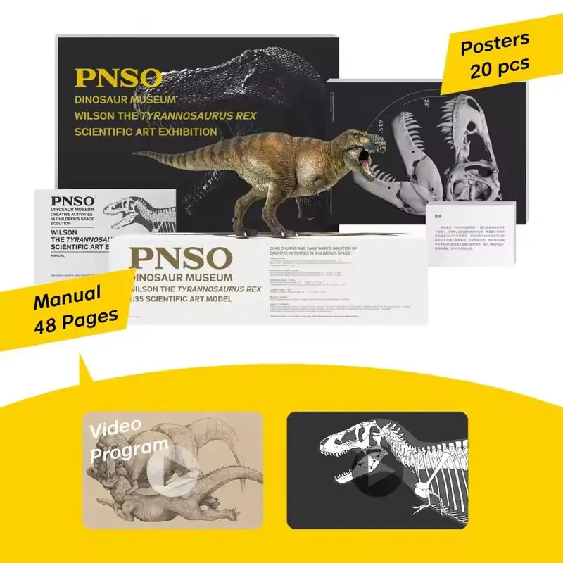 Dinosauri preistorici Tyrannosaurus Wilson 1:35 Modello di arte scientifica Figura giocattolo Raccogliere ornamenti Regali di festa per gli amici