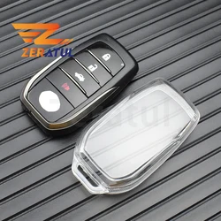 Auto Shell Fob Holder For Toyota Corolla SE Camry Yaris Land Cruiser Prado150 RAV4 Venza SIENNA Transparent TPU Key Case Cover