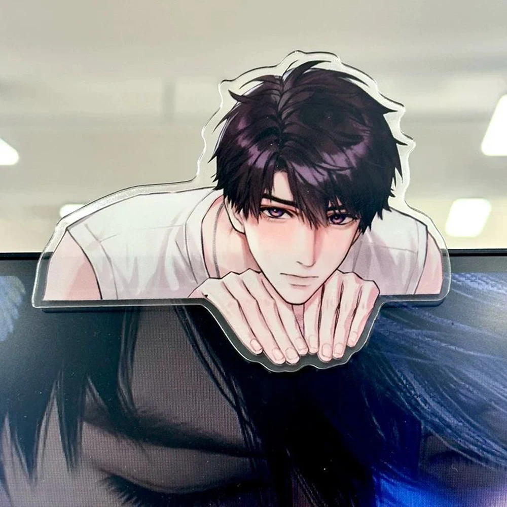 

Игра Love And Deep Space Caleb Косплей Акриловый зажим из полипропилена Настольный знак Орнамент Персонаж из мультфильма Стоячие тарелки Украшение стола