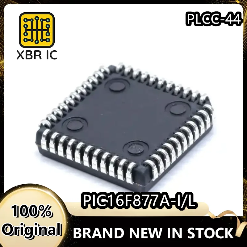 (4/10 pieces) PIC16F877A-I/L PIC16F877A package PLCC44 microcontroller microcontroller new original authentic spot fast delivery