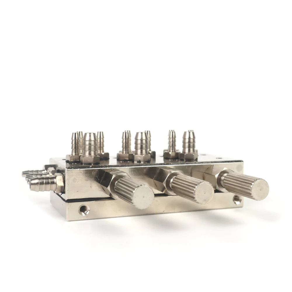 وحدة طب الأسنان صمام 3 في 1 جودة عالية التحكم في صمام الأسنان كرسي طبيب الأسنان الهواء/الماء غشاء غشاء أدوات طب الأسنان