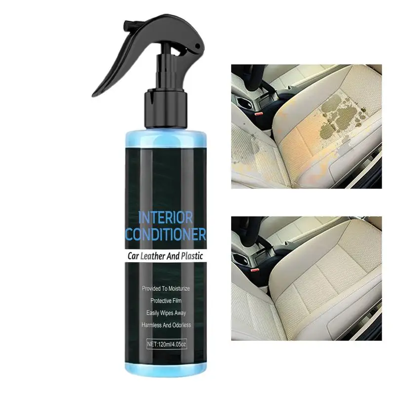 

120ml Car Seat Leather Cleaner Auto Interiors Roof Seat Leather Washing Agent Leather Maintenance Supplies Car Cleaner Spray