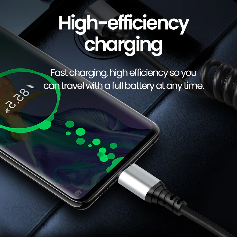 60W Short Spring Data Cable 90°Elbow USB C To Type C Fast Charging Cable For iPhone 16 15 Huawei Xiaomi Phone Charger Wire Cord