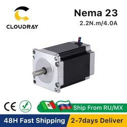 Nema 23 Stepper Motor Driver 57mm 2 Phase 220Ncm 4A Stepper Motor 4-lead  Cable for 3D printer CNC Laser Grind Foam Plasma Cut