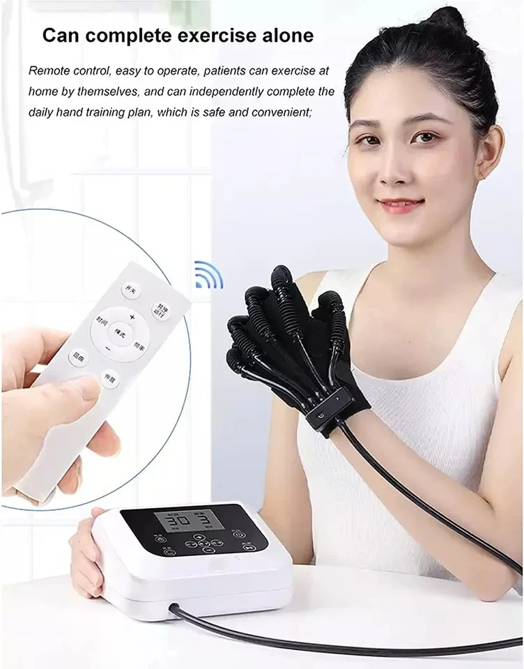 HKJD hand exercise equipment physical therapy hand function rehabilitation robot gloves for finger hemiplegia recovery trainer