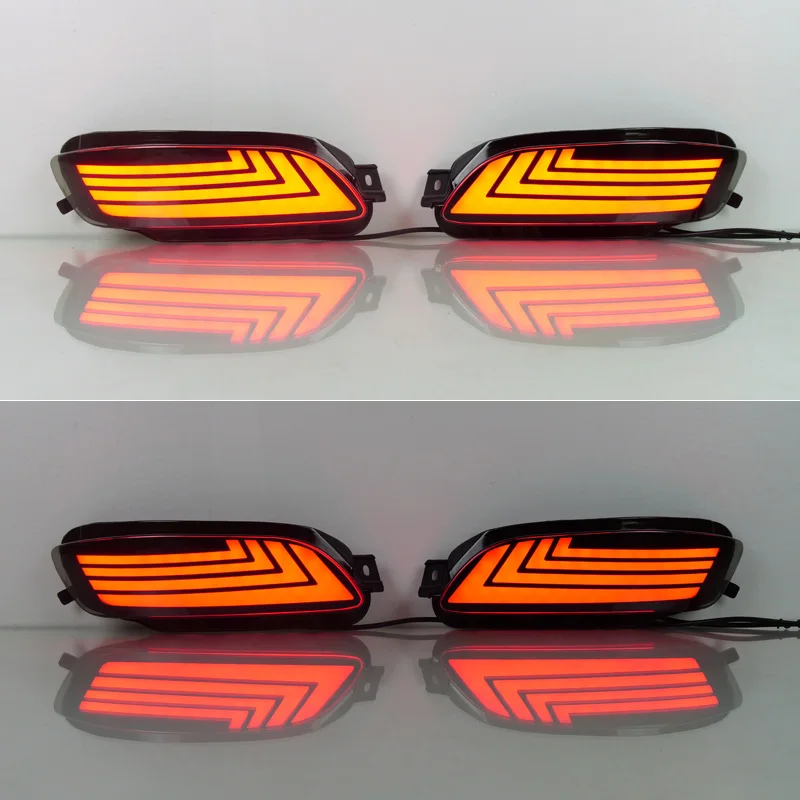 Car LED 12V Rear Bumper Lamps For Lexus RX 2003 - 2006 2007 2008 Fog Lamps Brake Turn Signal Reflector Indicators Taillights