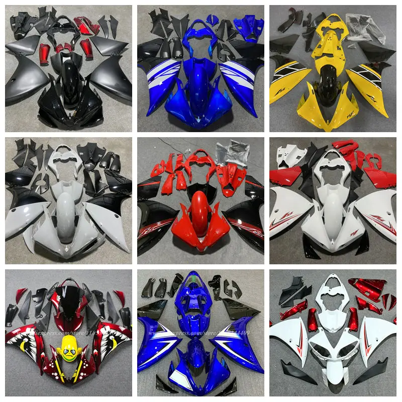 Suitable for Yamaha R1 2009 10 11 2012 motorcycle refit full fairing housing accessories multi-color selectable and customizable