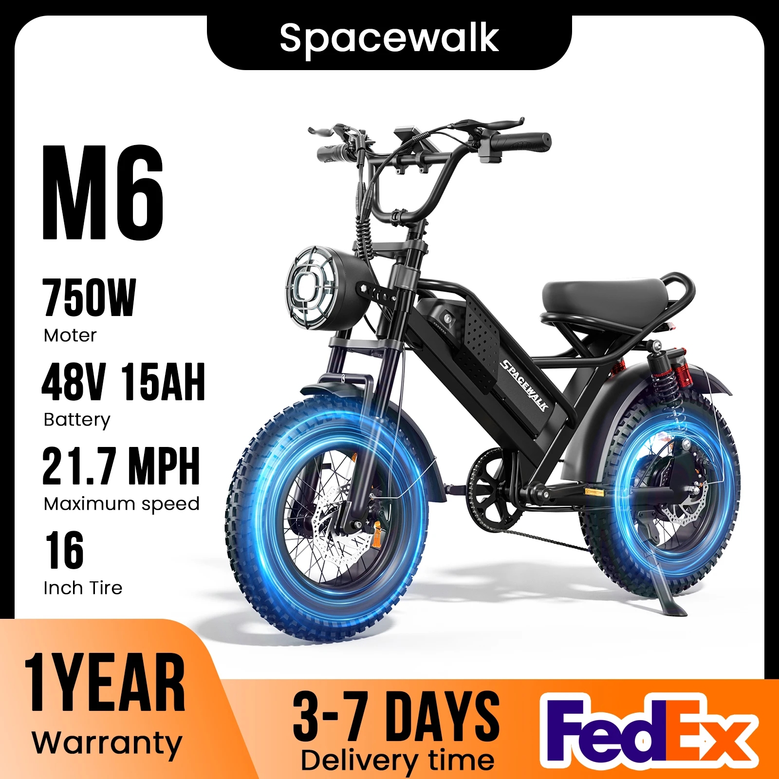 Spacewalk Small Electric Bike,16