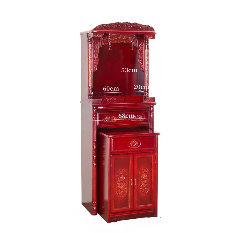 Buddha Niche  Clothes Closet Worship God of Wealth Cabinet Worship God Avalokitesvara Cabinet Living Room Incense Cabinet