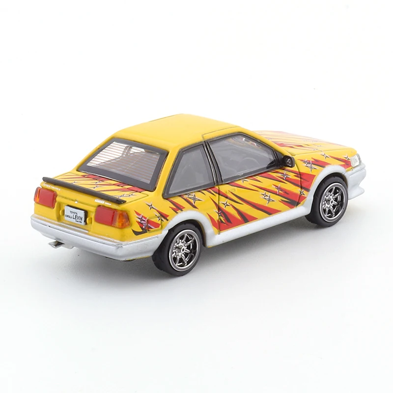 SHADOW/DCT 1/64 Toyota Corolla Levin AE86 Auto Legierung Spielzeugfahrzeug Druckguss Metallmodell Kinderspielzeug für Jungen – Detail 37