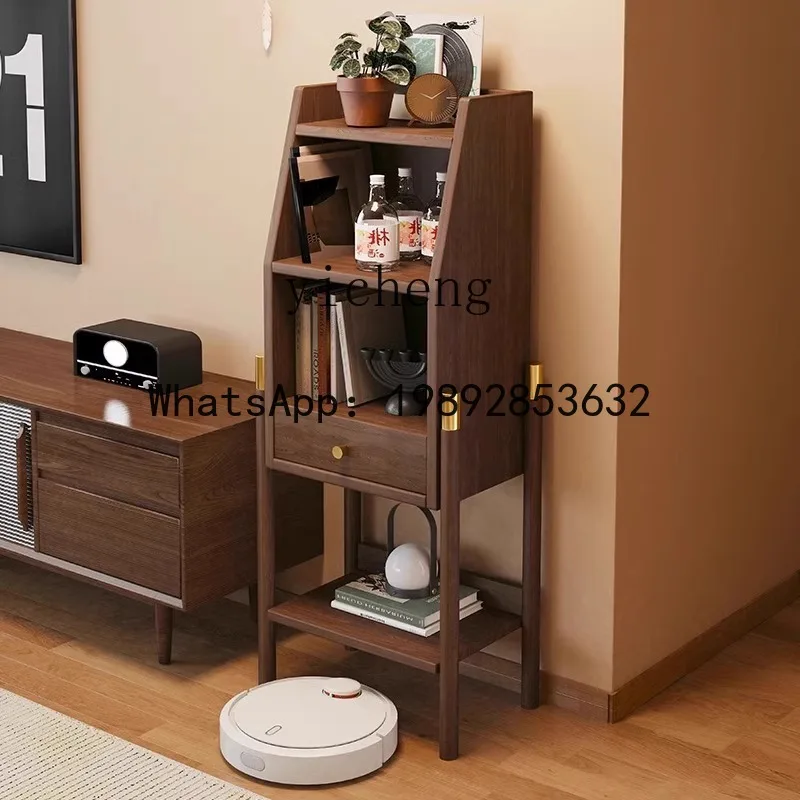 AA   small bookshelf against the wall, floor-to-ceiling  and elegant TV side cabinet, bookcase