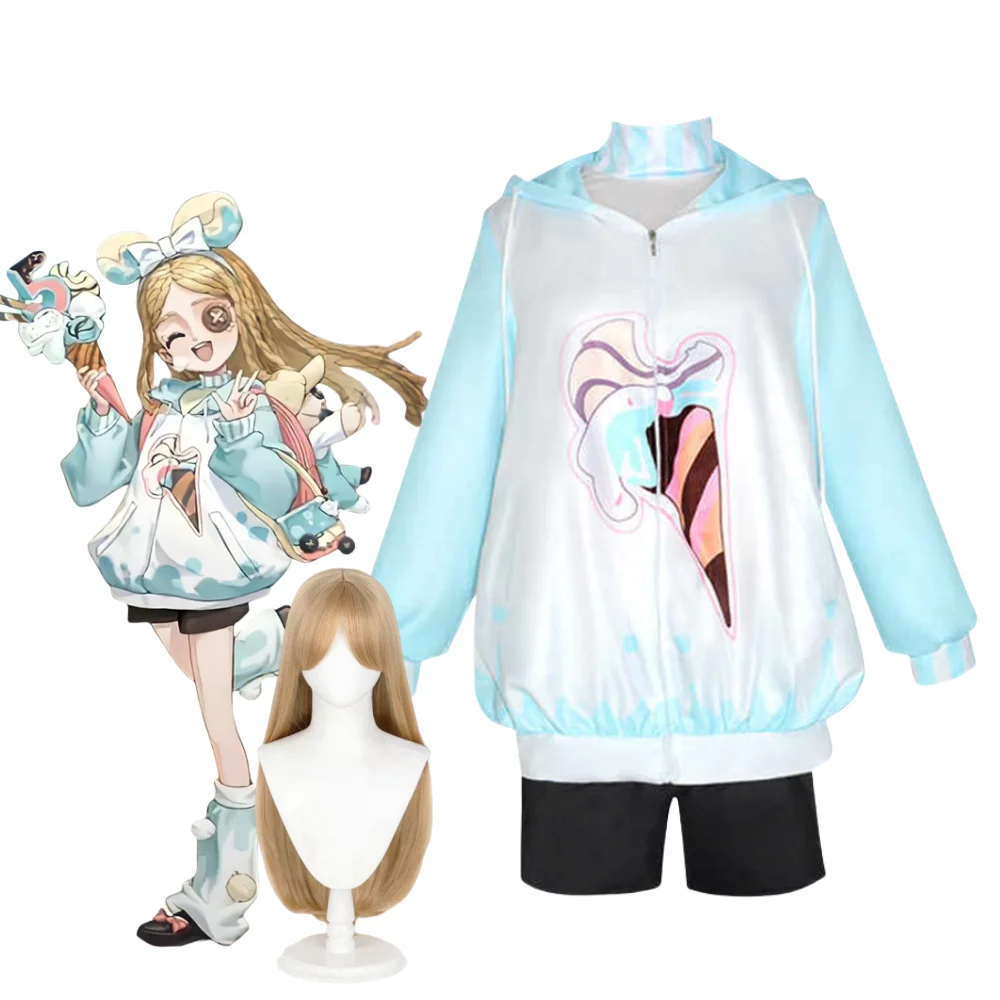 Anime Memory Cute Party Skin Cosplay Costume Wig Hoodie Coat Shorts Headwear Suit Halloween Role Play