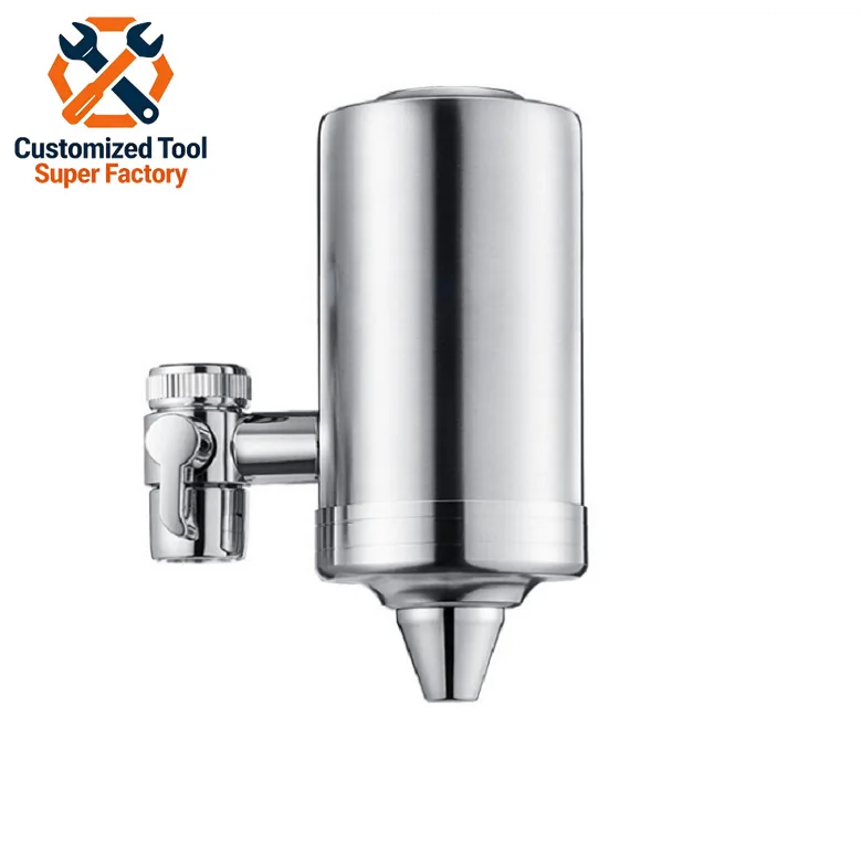 304 Stainless Steel Faucet Water Filter Kitchen Faucet Installed Ceramic Filter Reduces Chlorine and Scale