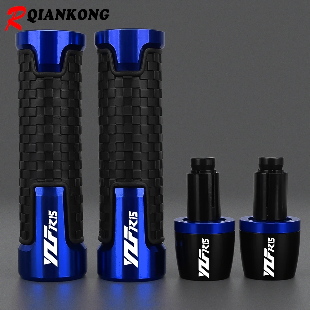 For YAMAHA YZFR15 YZF R15 YZF-R15 2008 2009 2010 2011-2026 Motorcycle Handlebar Grips Bar Ends Hand Grip Plug Slider End Caps