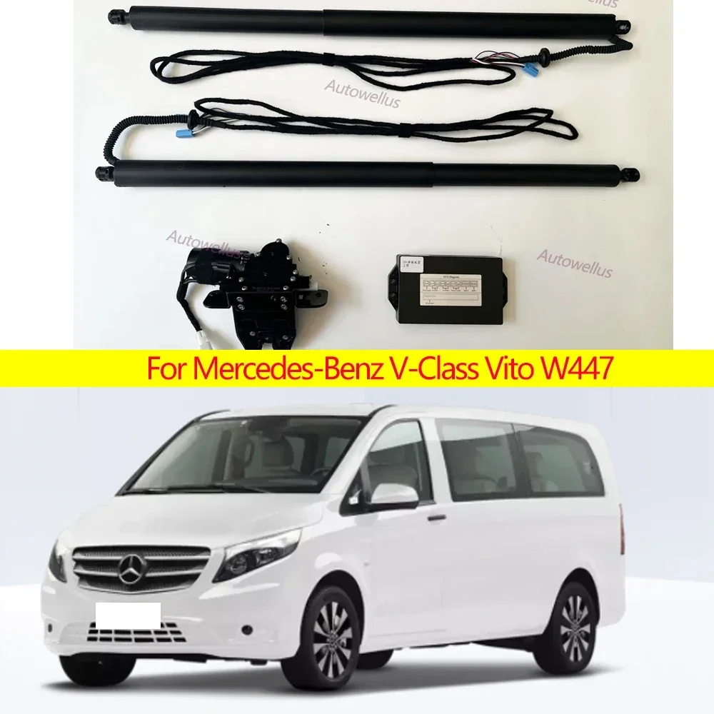 

Для Mercedes-Benz Vito/Metris/V-Class W447 2016 + электрическая задняя дверь с электроприводом, задняя дверь багажника, открытая с дистанционным управлением