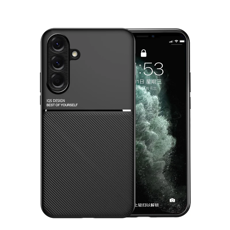 Shockproof Case For Samsung Galaxy A17 A07 A06 4G A26 A24 A23 A25 5G A22 A21 A20 A30 A31 Magnetic Car Holder Leather Silicone