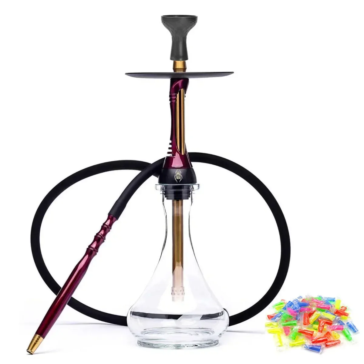 Zestaw sziszy Premium Multicolor Sheesha Chicha Nargile Akcesoria do fajki wodnej