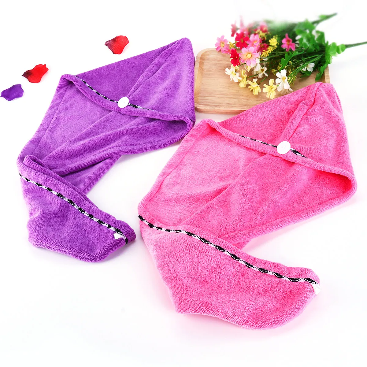 Extra Absorbant Hair Drying Towel Efficient Anti Frizz Wrap 's Barber Towels