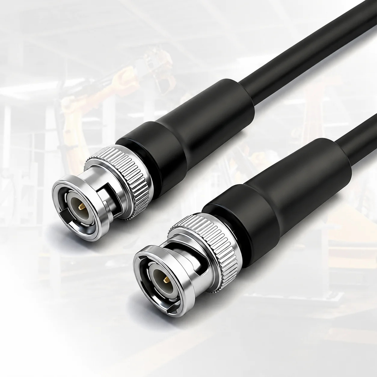 12G-SDI Video Cable, 4K 60Hz High Definition Cable with Q9 BNC Connectors, Compatible with 3G-SDI for Broadcast Cameras